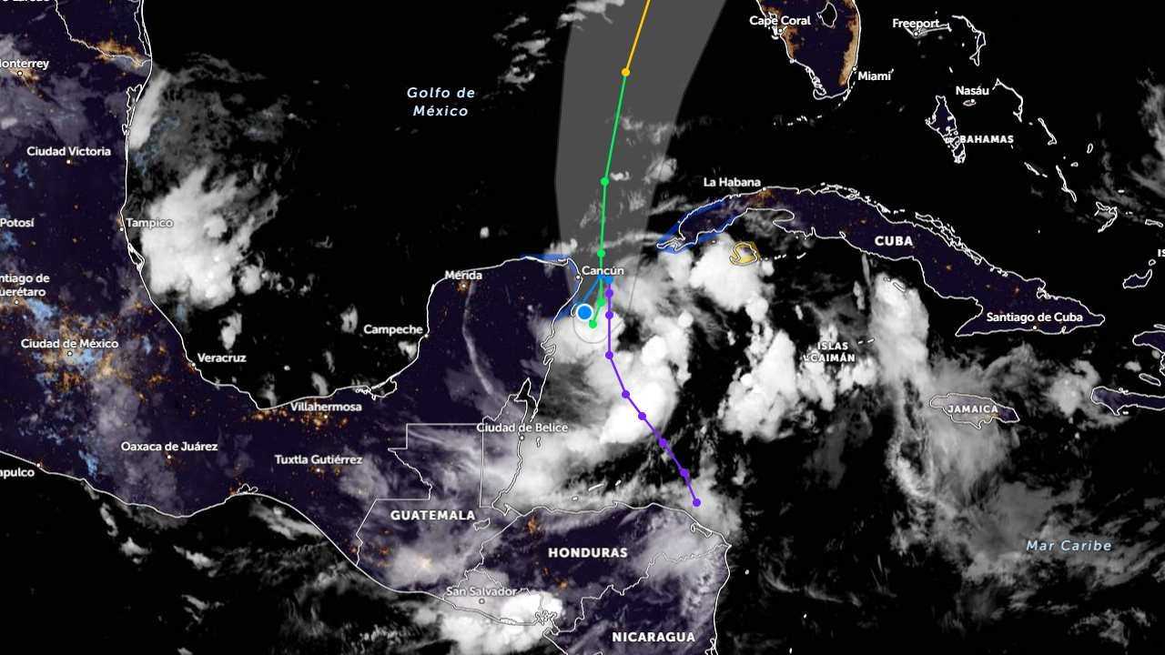 Depresi N Tropical Se Desplaza Hacia El Sur De Quintana Roo A Qu