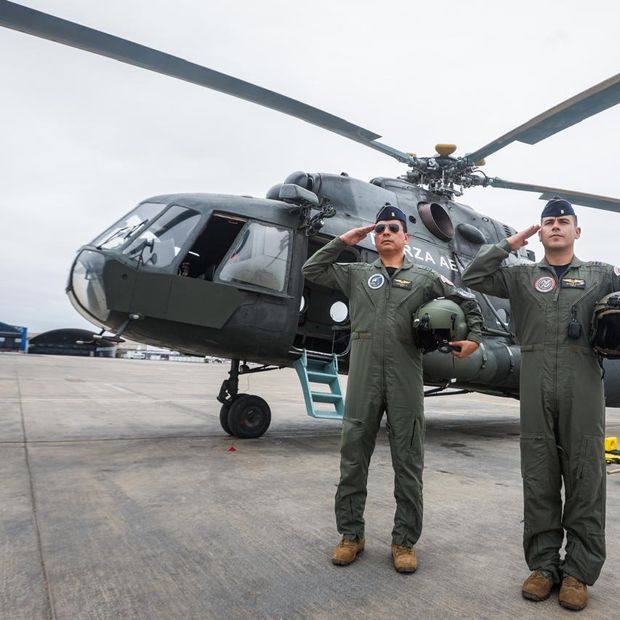 Helicóptero Mi17 de la Fuerza Aérea peruana. Foto: Gobierno de Perú