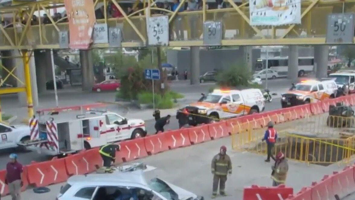 Muere Conductor en Choque en el Centro de Monterrey