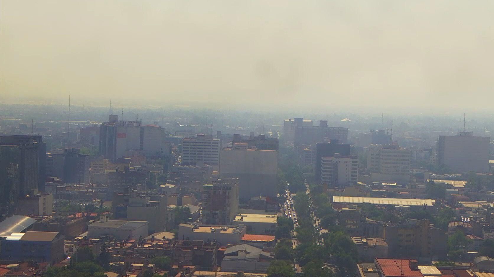 Reportan mala calidad del aire en dos alcaldías de la CDMX