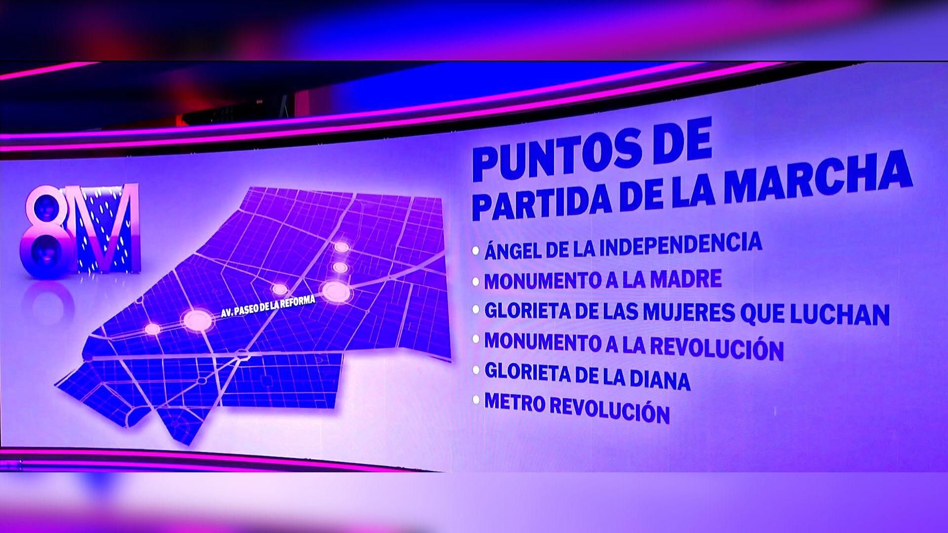 Marcha 8M 2025 en CDMX: Horarios, Rutas y Puntos de Encuentro para la ...
