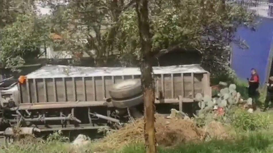 CDMX: Camión se Queda Sin Frenos y Cae a Barranco en Picacho-Ajusco ...
