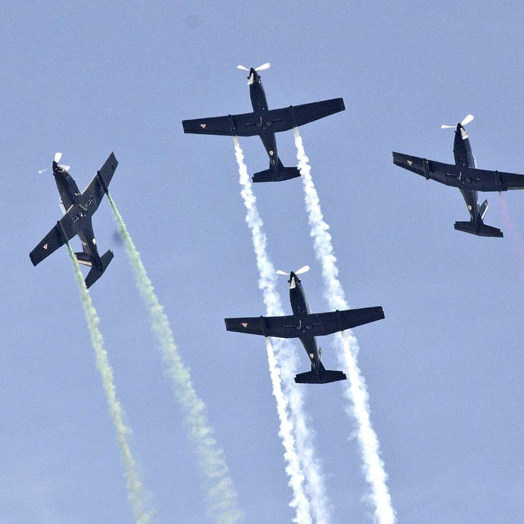 Sedena Realiza Noveno Espectáculo Aéreo en Santa Lucía