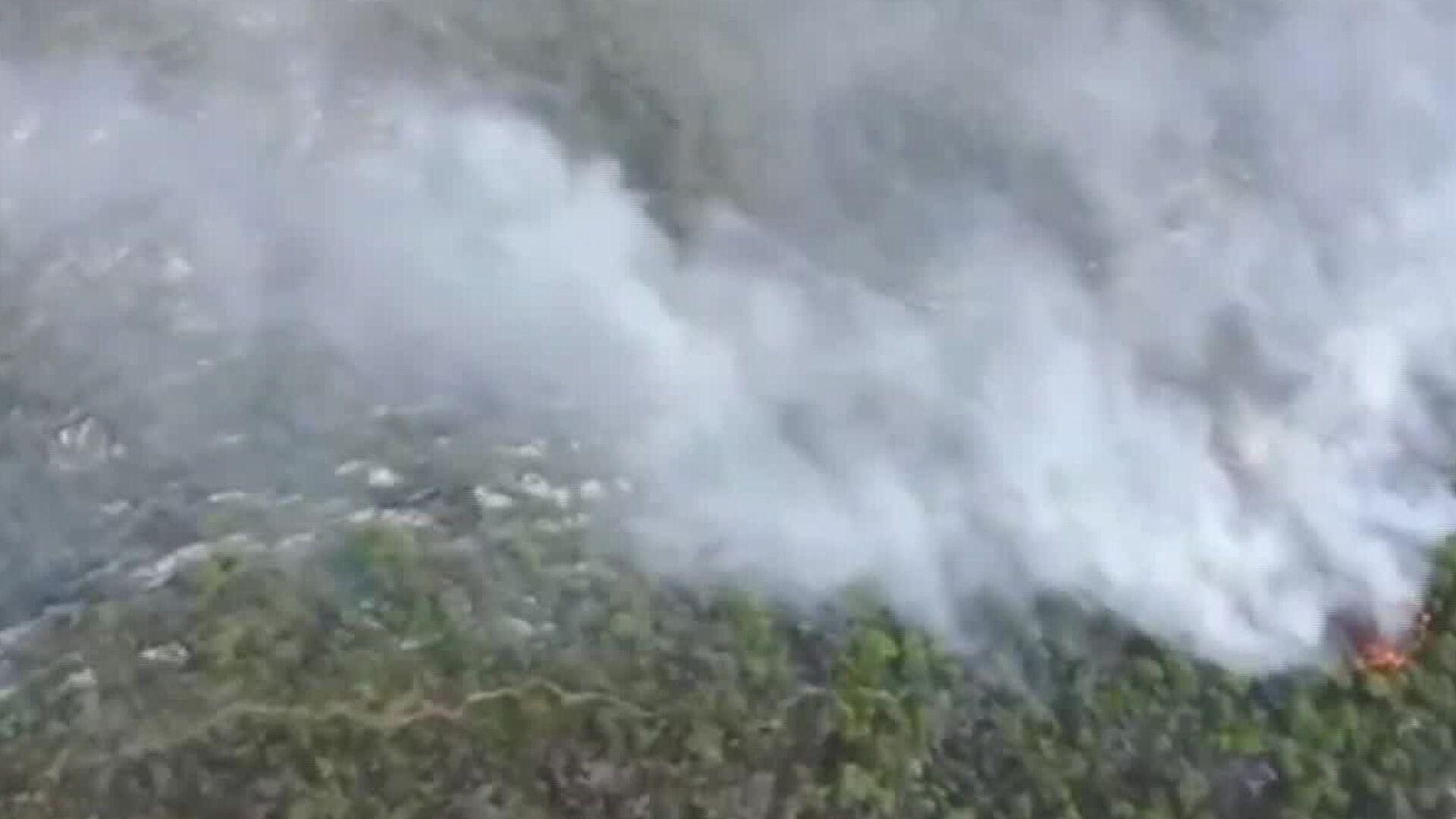 Se Registra Incendio en el Cerro del Topo Chico