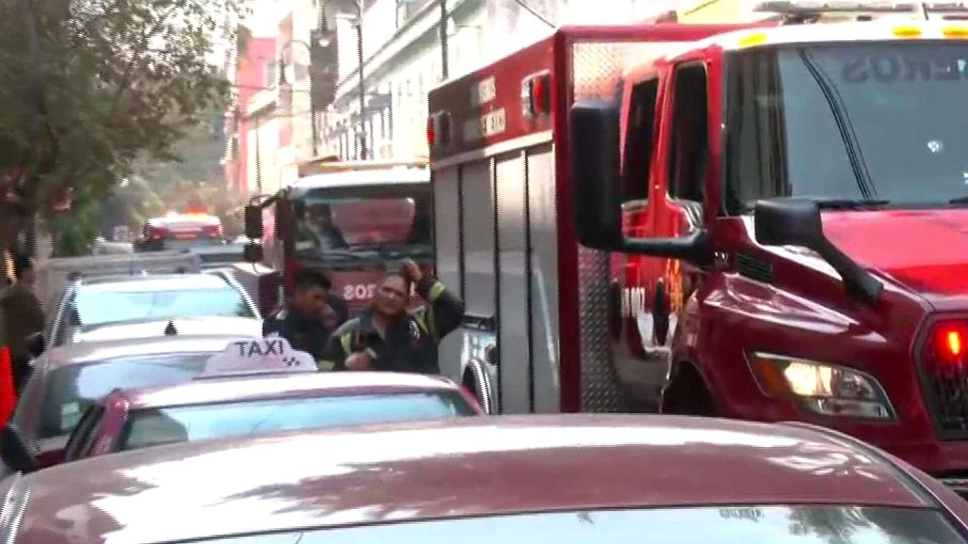 Reportan Fuerte Incendio Vivienda de la Colonia Centro en CDMX