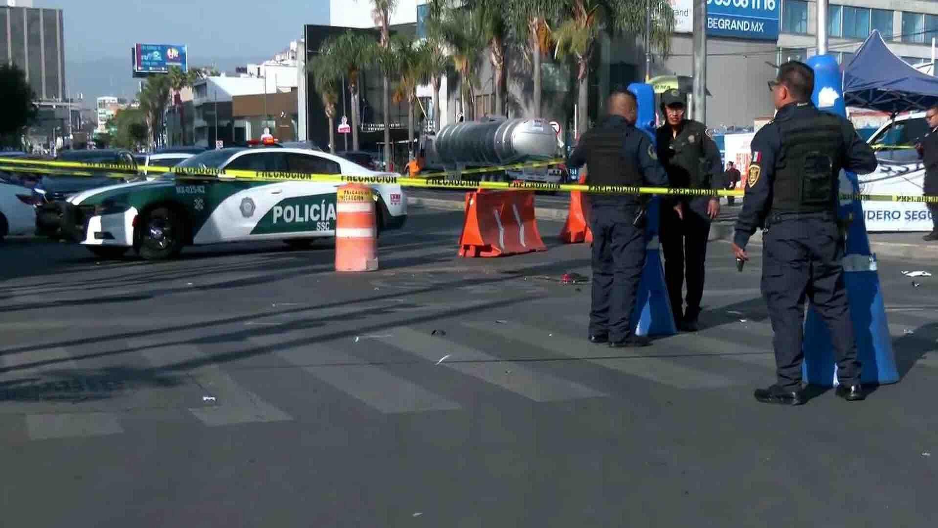 Motociclista Fallece al Impactar con Auto en la Colonia Del Valle