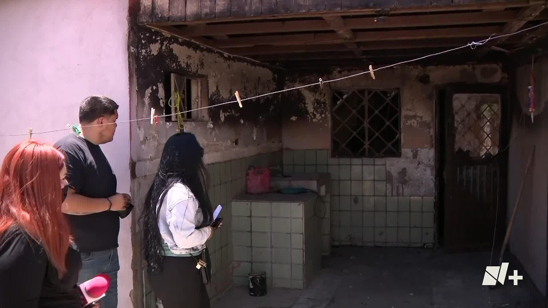 Madre y sus Hijos Pierden su Casa tras Incendio en Mexicali