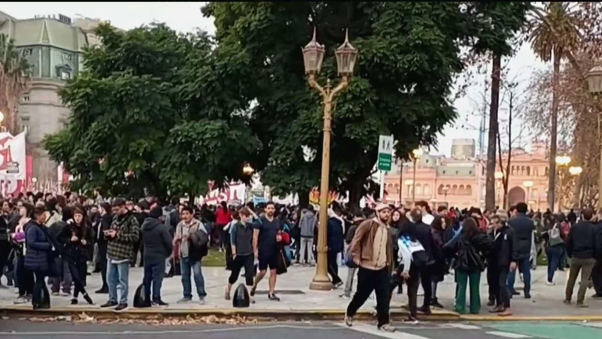 Concluye Manifestación por el Derecho a la Protesta en Argentina