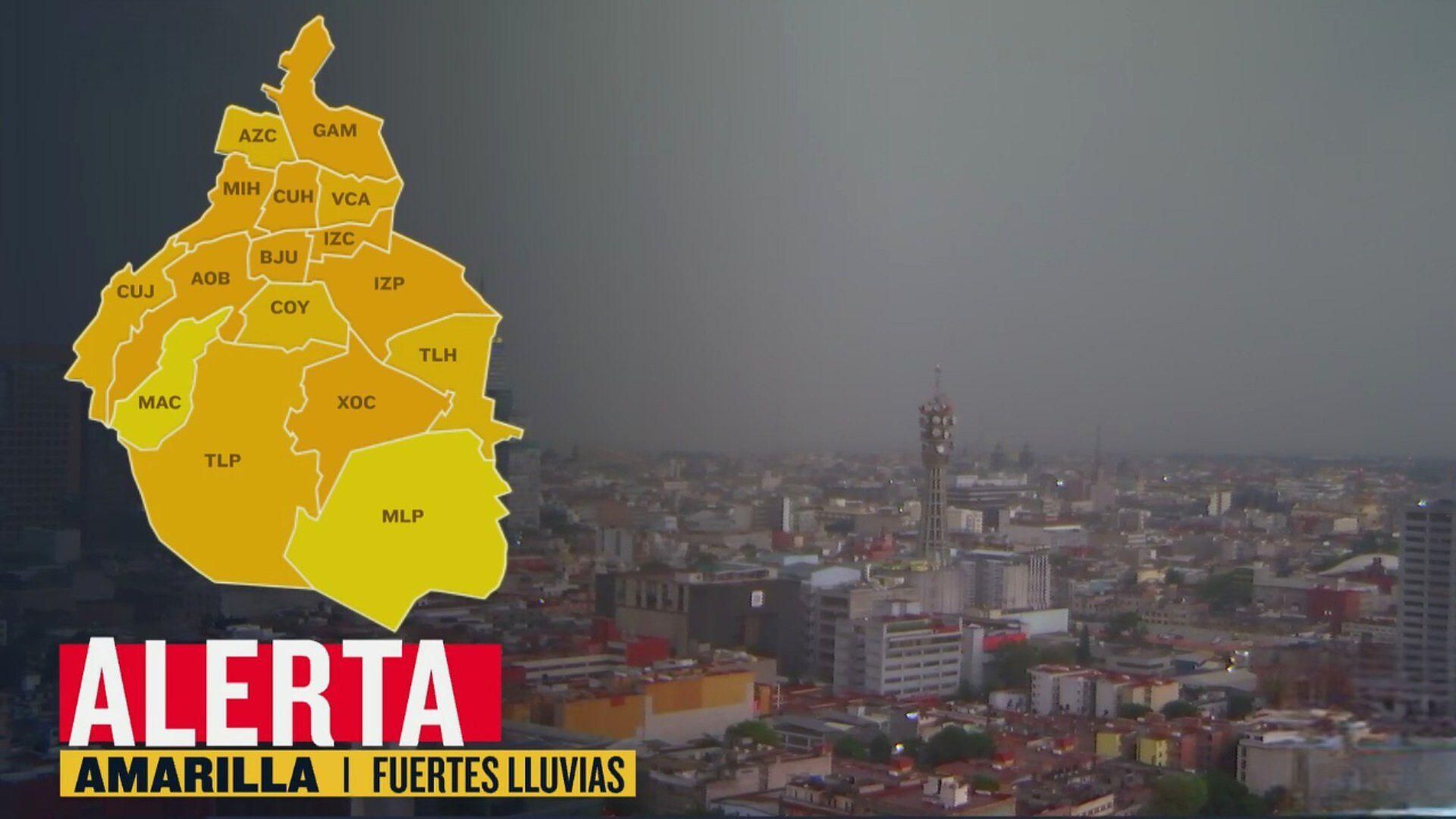 EN VIVO: Activan Alerta Amarilla por Lluvia para Todas las Alcaldías de ...