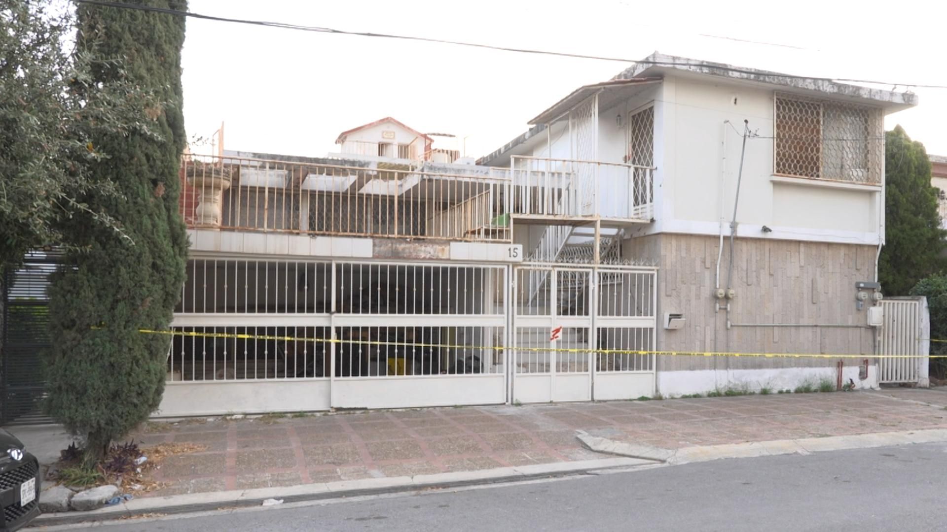 Casa donde encontraron dos cuerpos en la colonia Roma, en Monterrey
