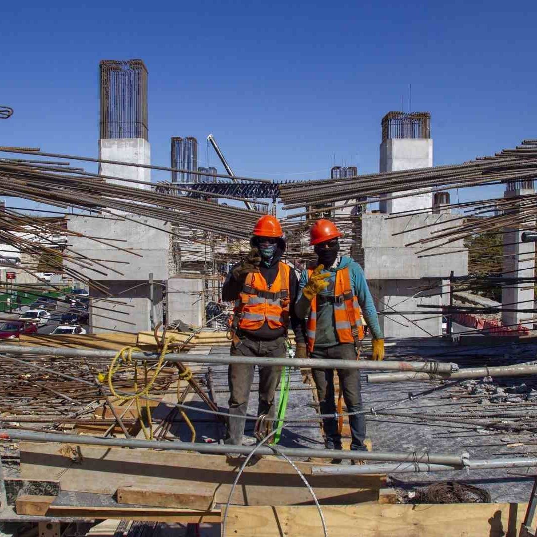 Trabajadores del Metro de Monterrey