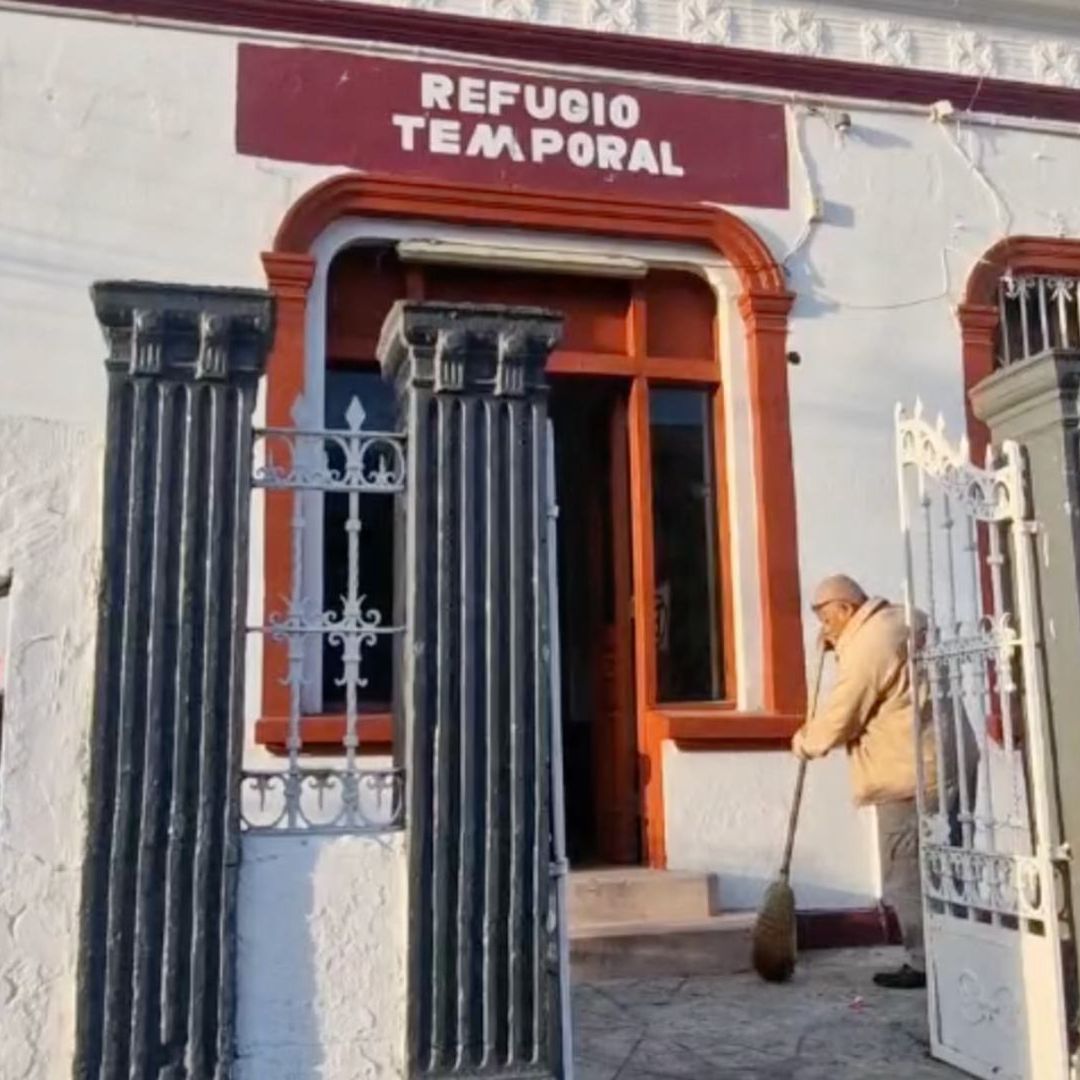 Refugio temporal en la ciudad de Tampico