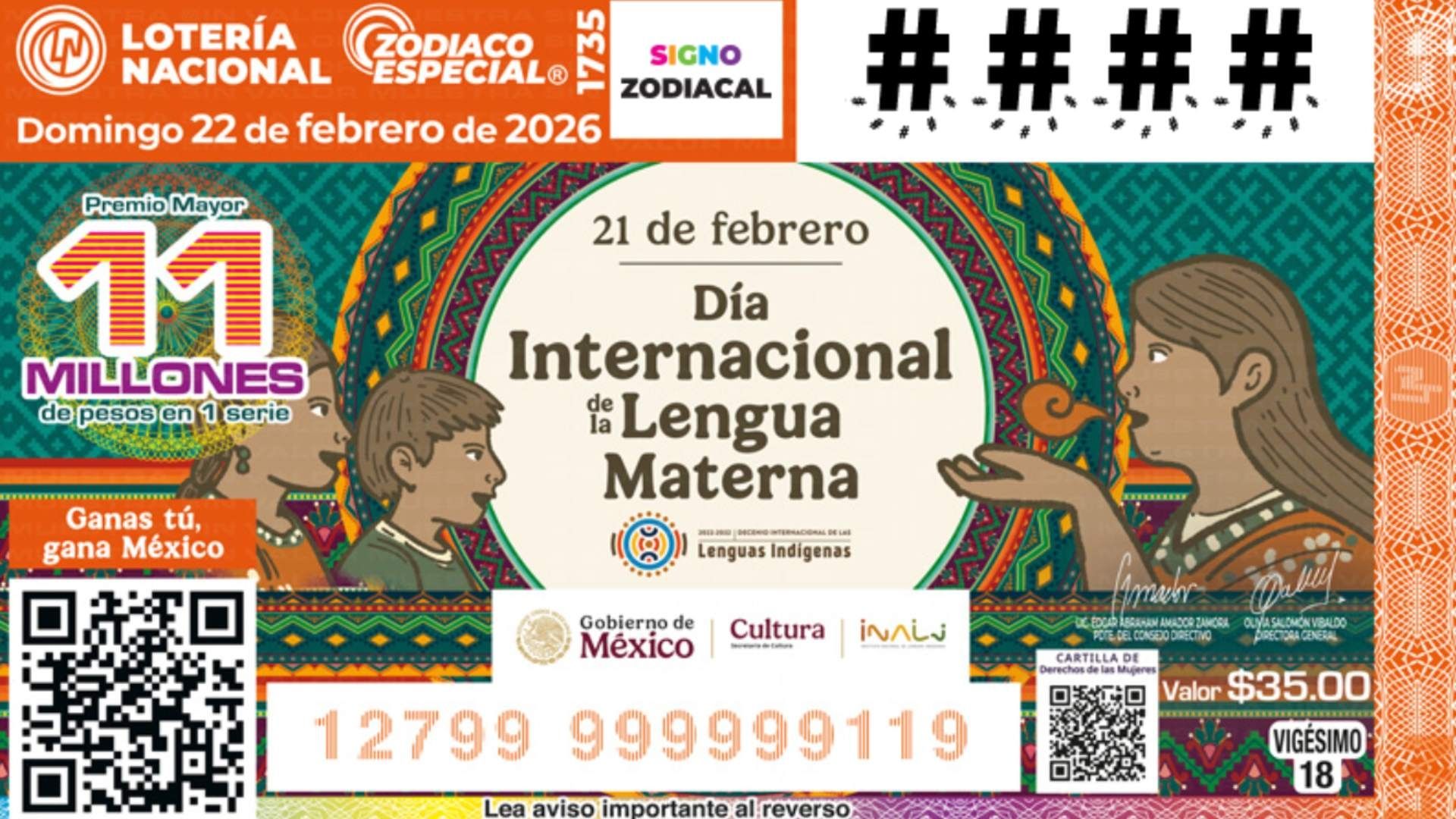 Lotería Nacional: Sorteo Zodiaco Especial 1735