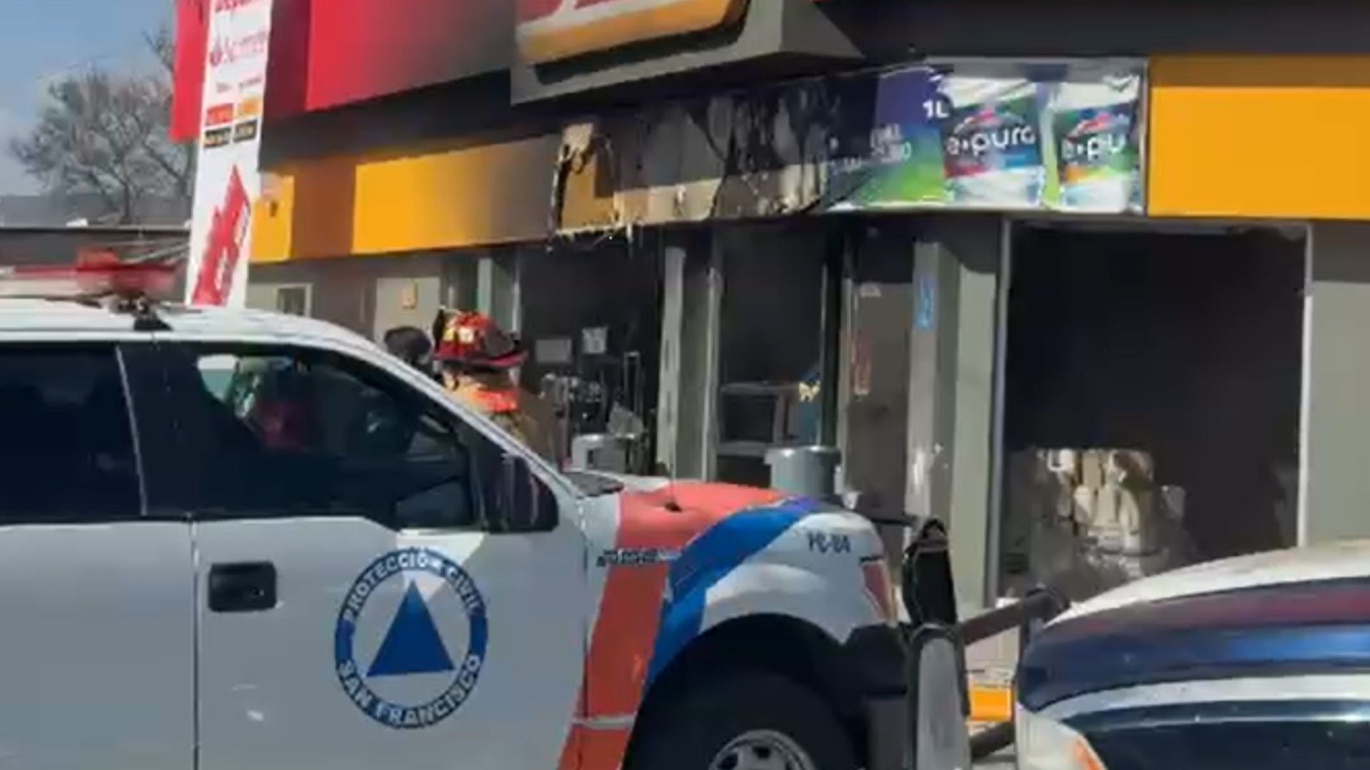 Se Registra la Quema de Tiendas de Conveniencia y Farmacias en Municipios de Guanajuato. Foto: N+