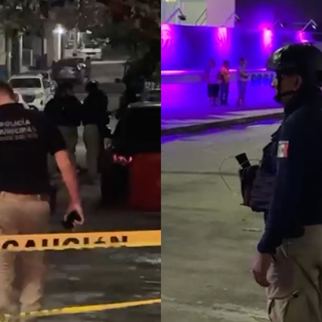 Acordonamiento y movilización policíaca por riña entre aficionados tras partido de futbol.