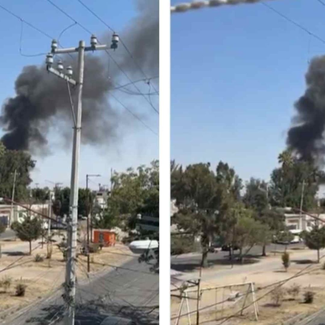 Se movilizan cuerpos de emergencia para controlar incendio en Ecatepec.