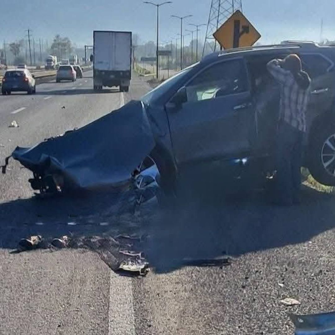 Accidente Choque Automóvil Muro de Contención Autopista Puebla Orizaba