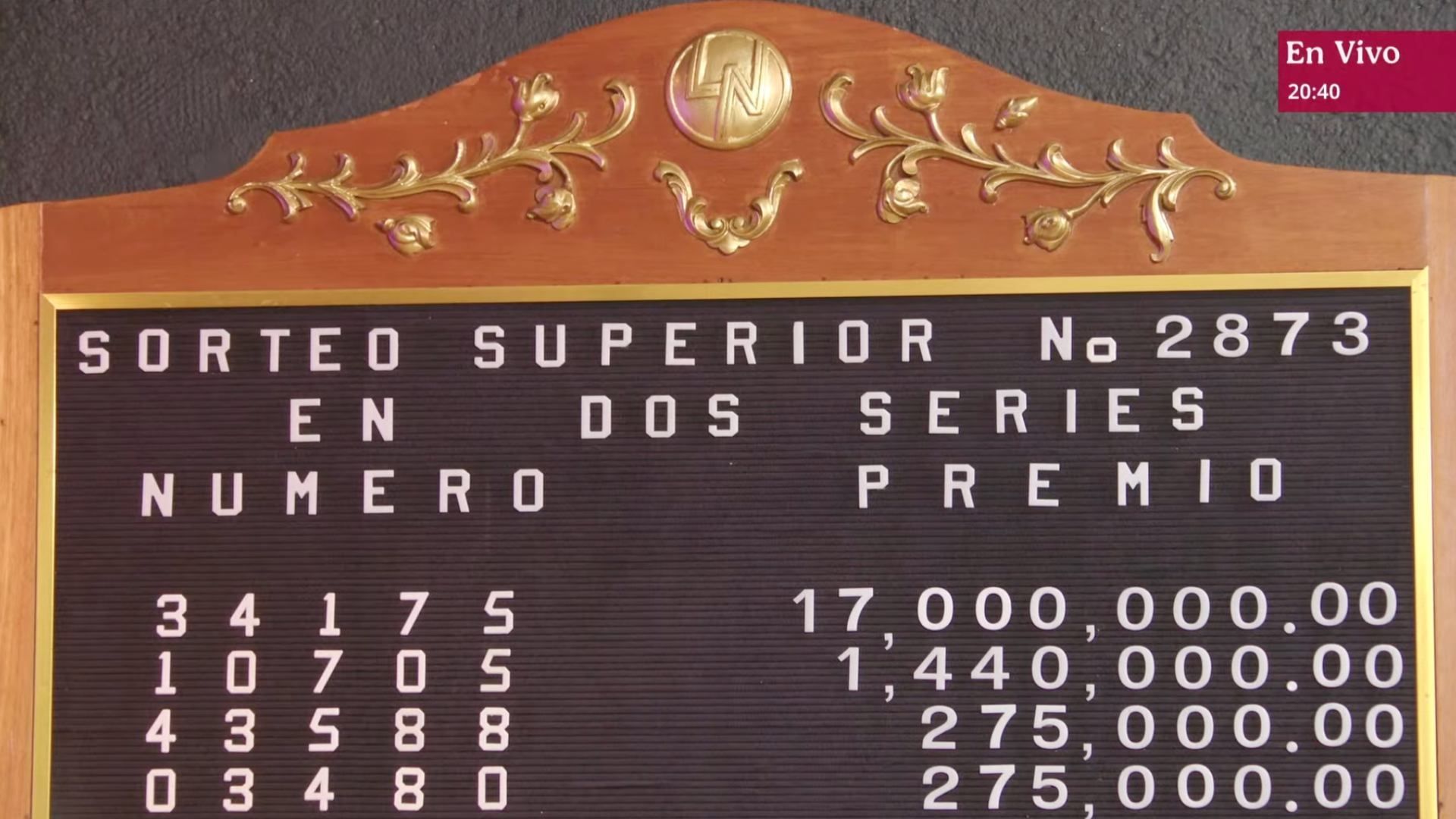 Cae premio de 17MDP del sorte de hoy de la Lotería Nacional en Veracruz.