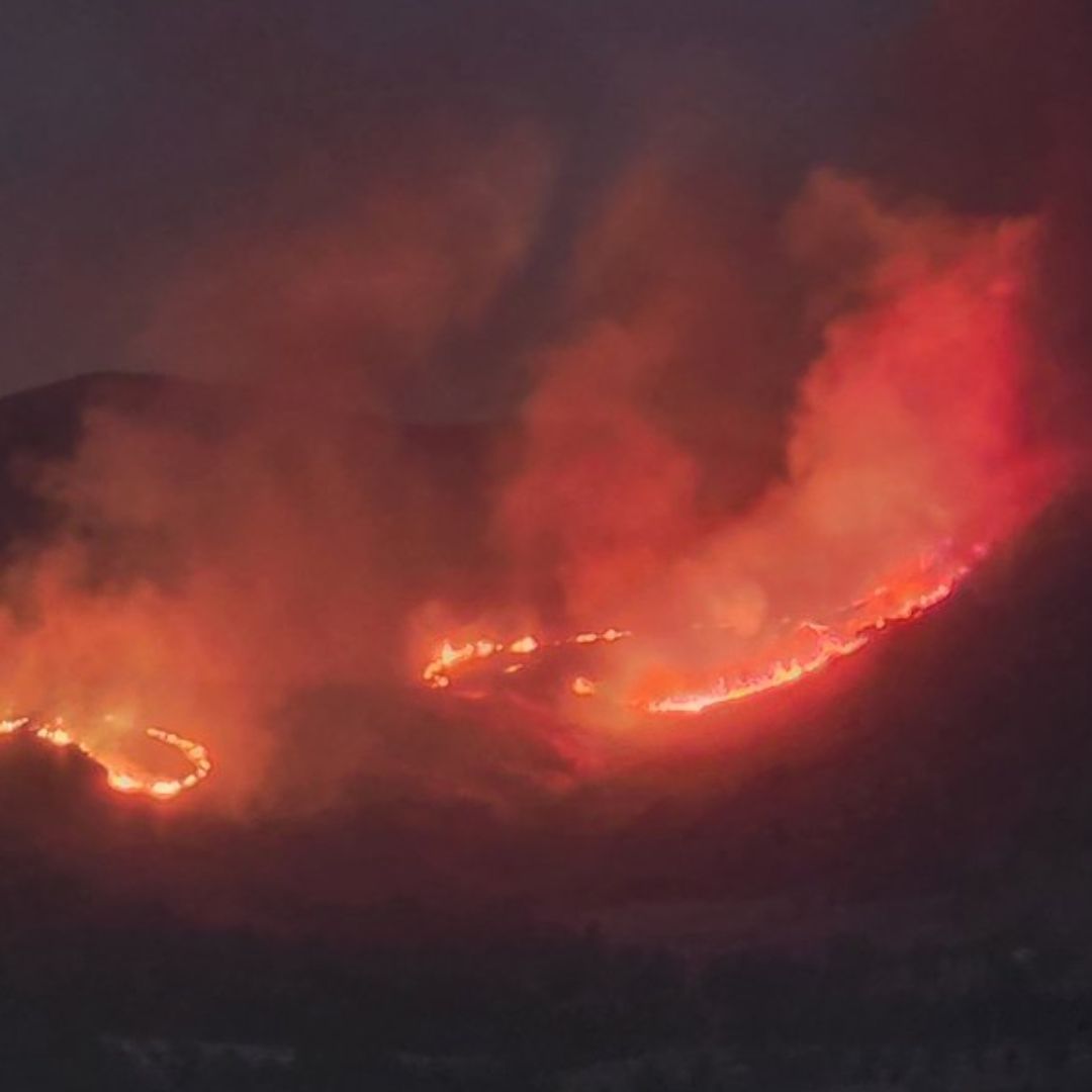Reportan Fuerte Incendio en la Sierra de Guadalupe en Tlalnepantla, Edomex, ¿Qué Pasó?