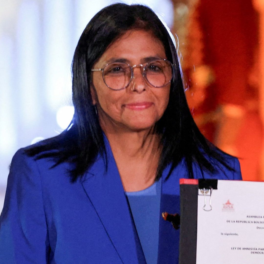 "Hay Que Saber Pedir Perdón", Dice Delcy Rodríguez Tras Aprobación de Ley de Amnistía