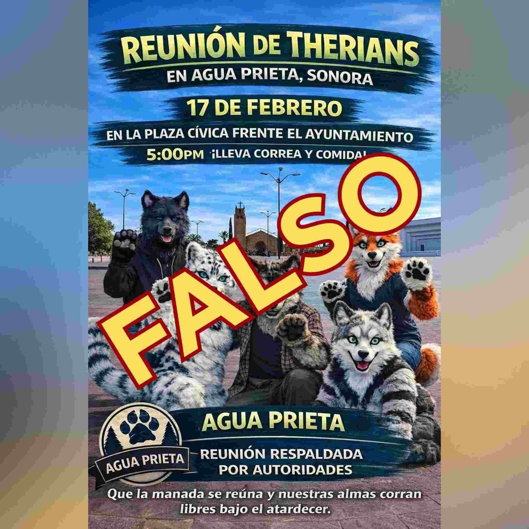 Ayuntamiento de Agua Prieta, Sonora Desmiente Participación en "Reunión Therians"