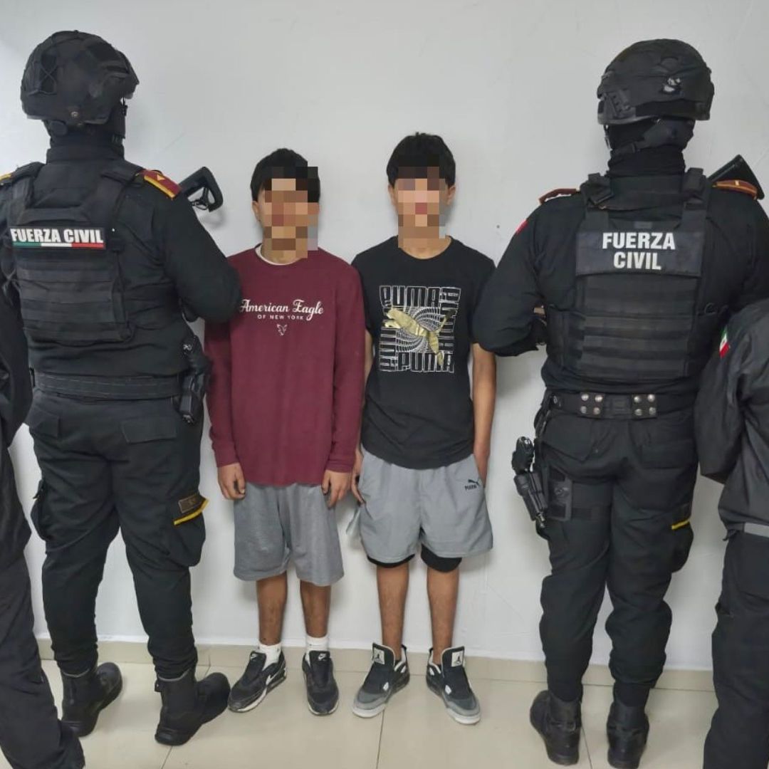 Menores detenidos