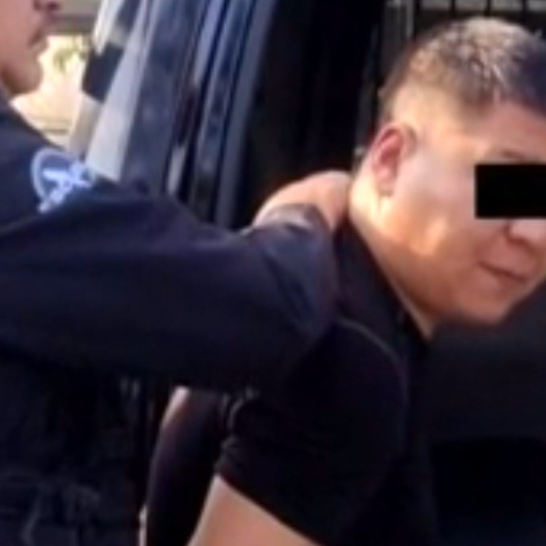 Hombre detenido por autoridades municipales de Monterrey