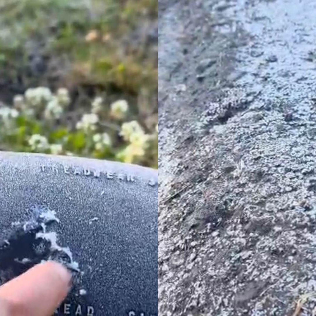 helada blanca en las Vigas de Ramírez, Veracruz