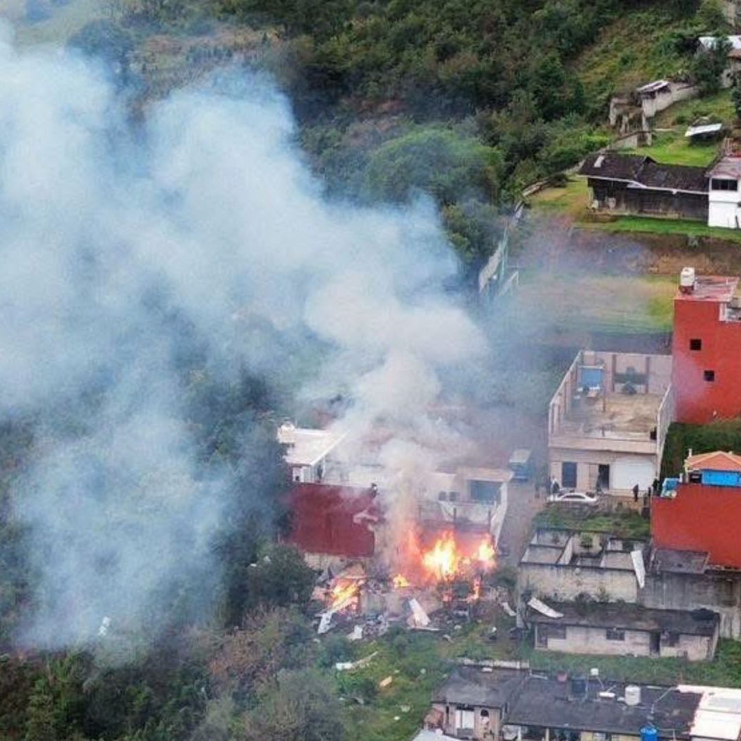 Explosión Taller de Pirotecnia en Huauchinango Puebla Deja Dos Hombres Muertos en El Mirador