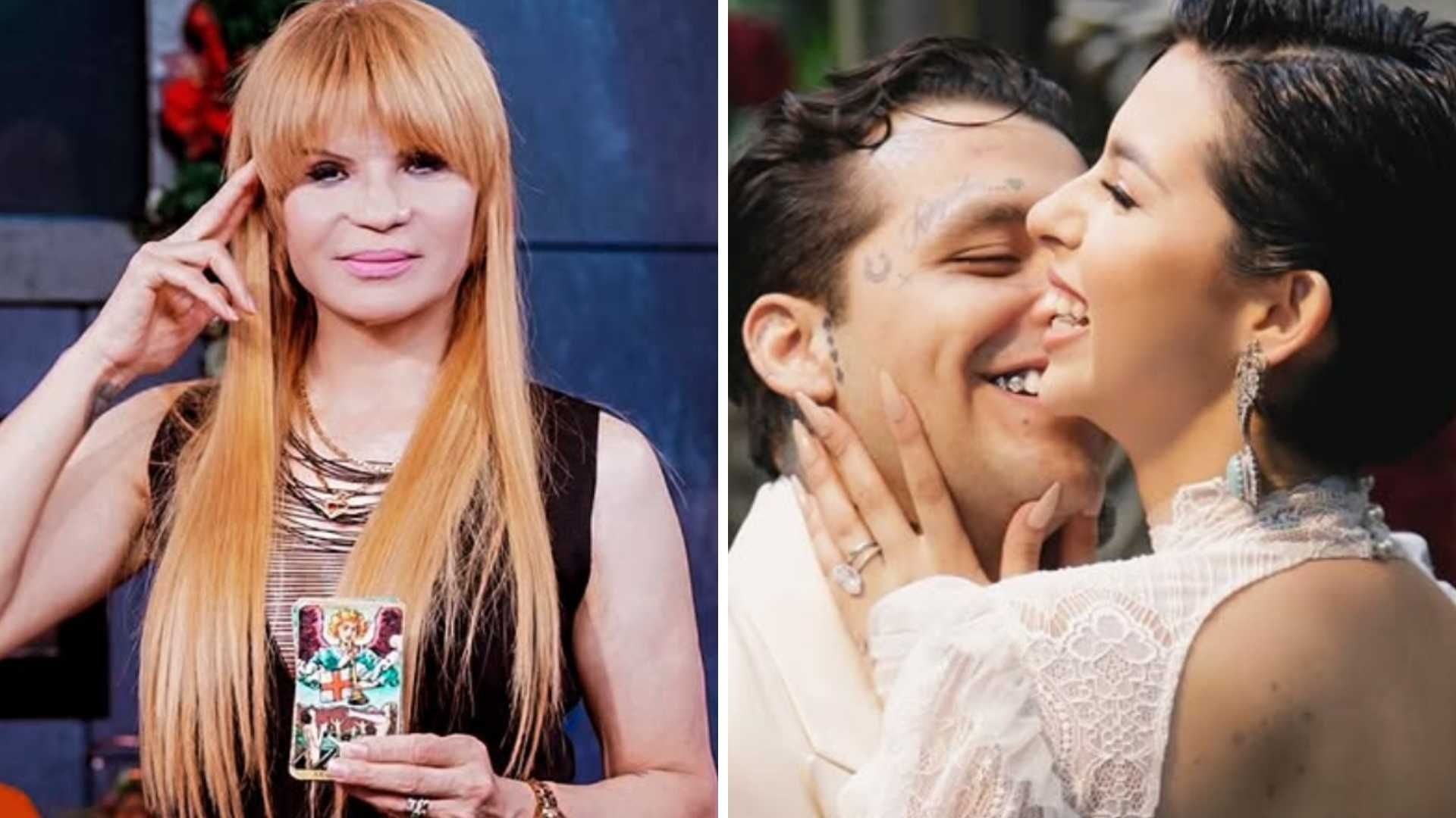 Mhoni Vidente afirma que Christian Nodal y Ángela Aguilar tendrán embarazo en 2025