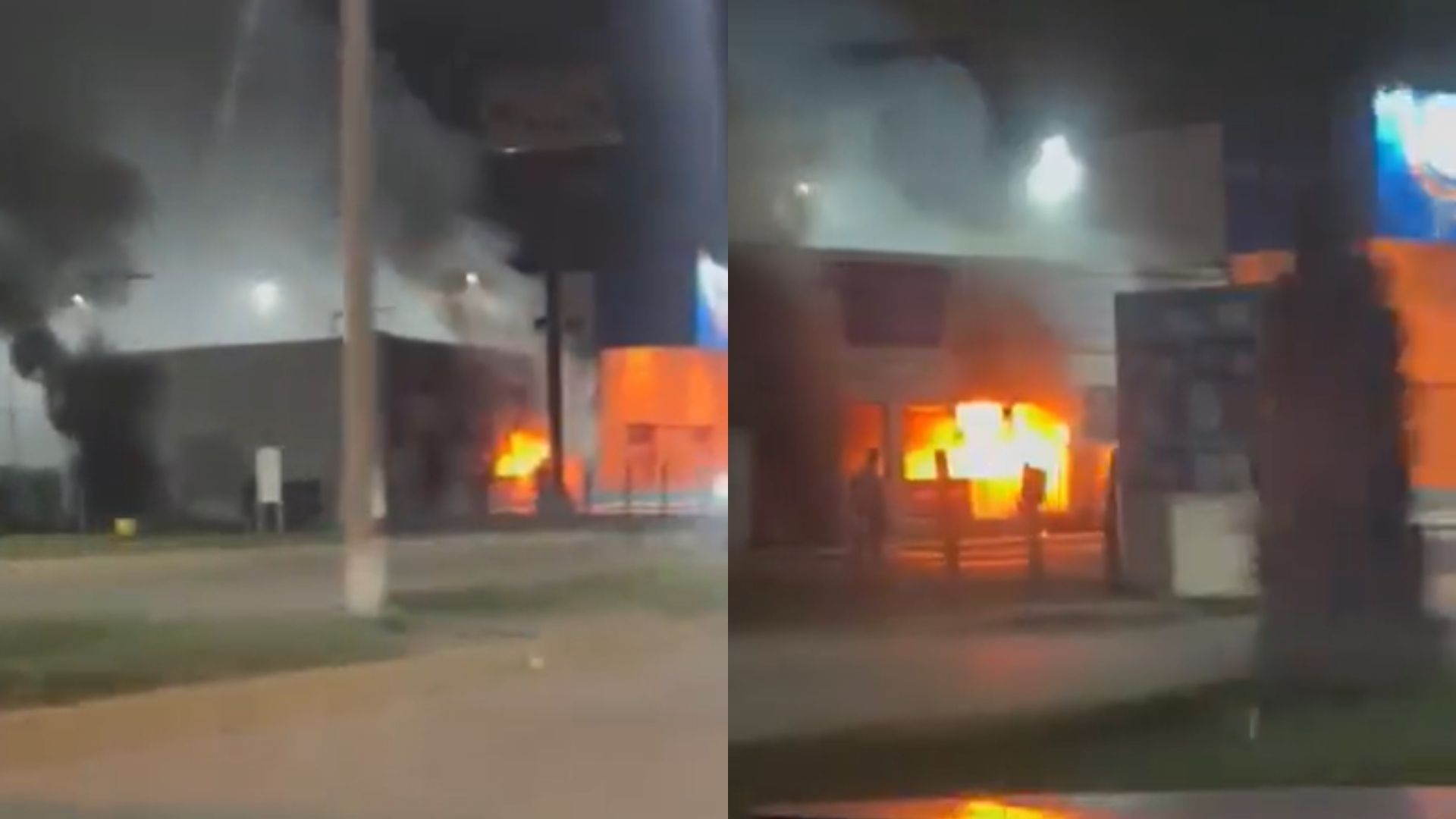 Incendian Autos y Comercios en Villahermosa durante la Noche de Fin de Año
