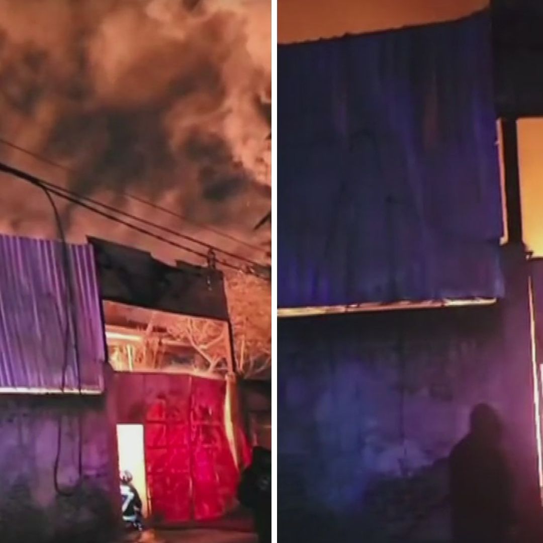 Incendio Arrasa con una Vivienda en Valle de Chalco, en el Edomex