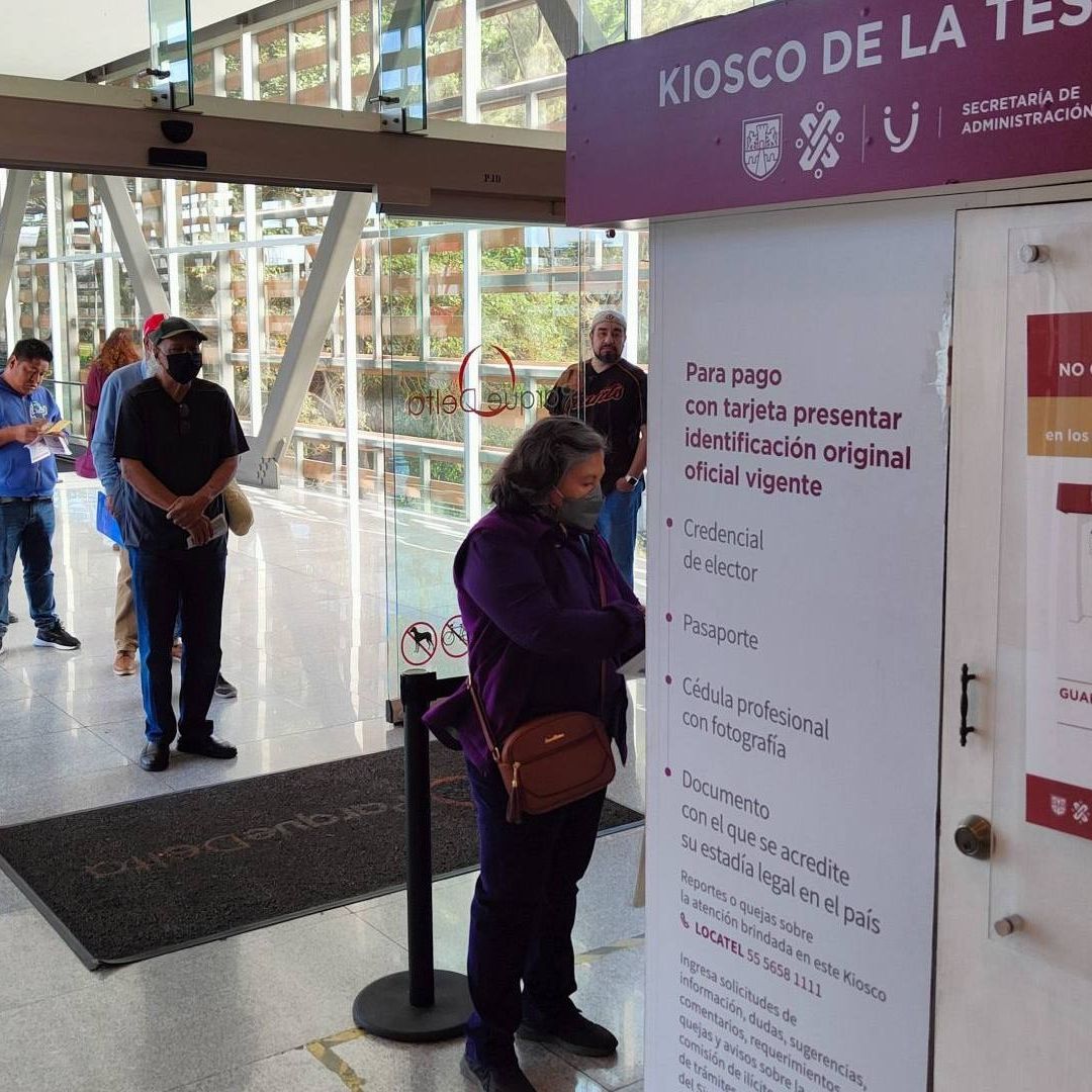 Kioskos de la tesorería ubicados en plazas comerciales