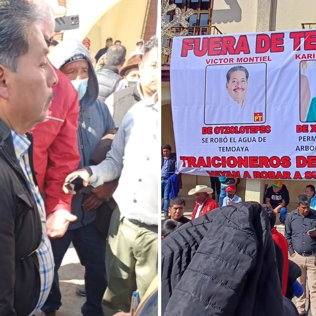 Amarran a Regidor a Poste y lo Obligan a Renunciar en Temoaya, Estado de México