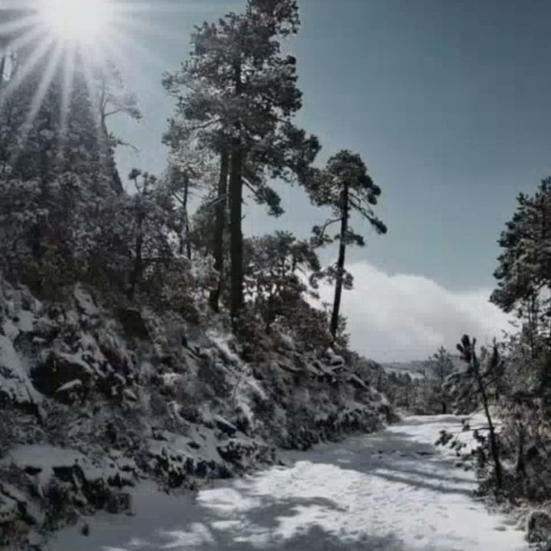Explicaron que existen las condiciones de bajas temperaturas y de humedad suficiente para que se ocasione este fenómeno atmosférico.