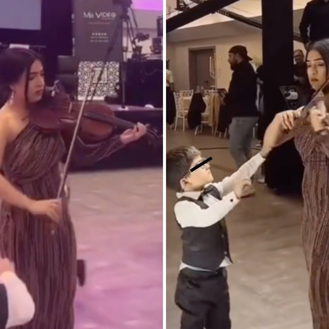 Video: Niños Arruinan Presentación de Violinista en Boda