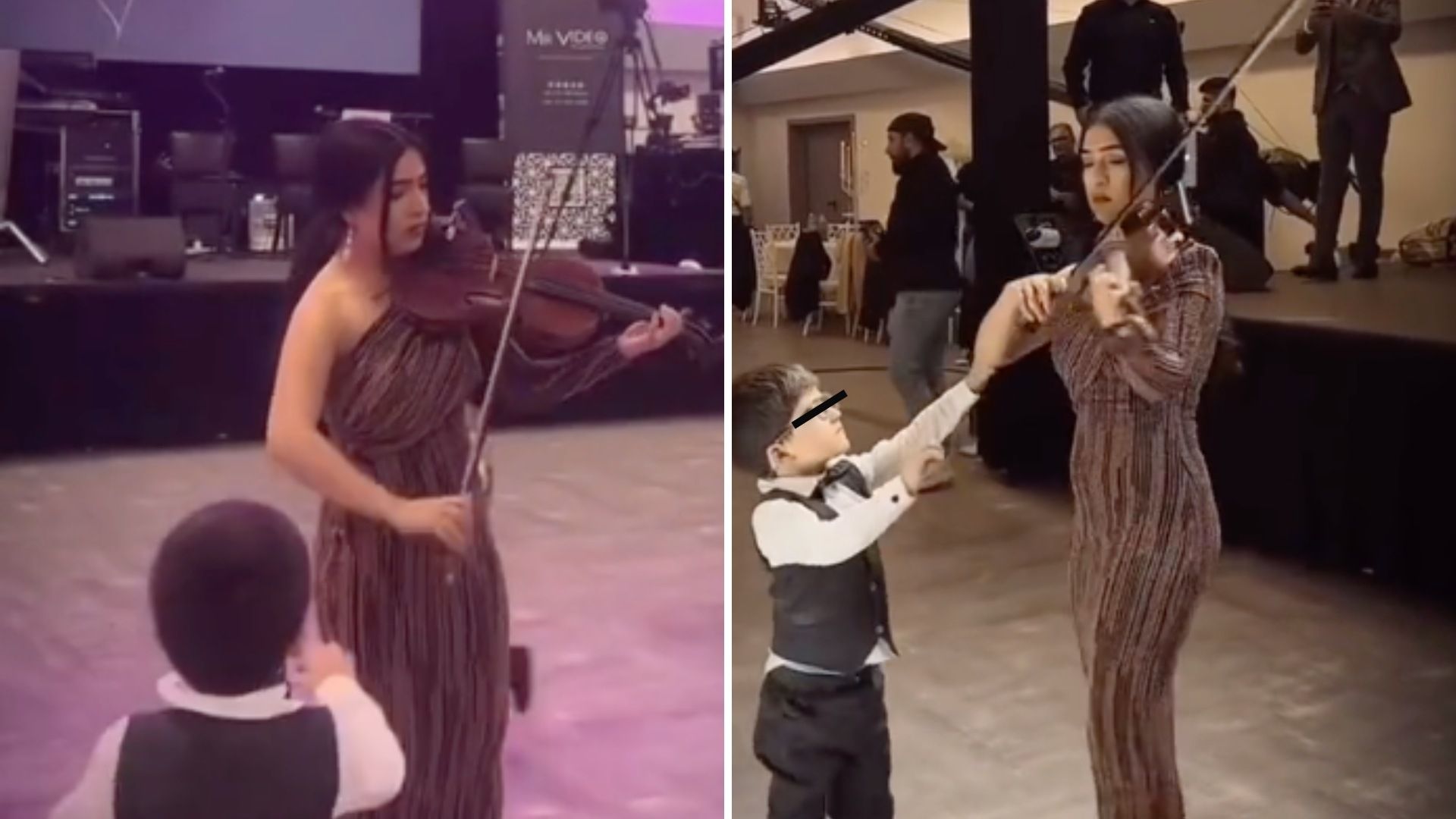 Video: Niños Arruinan Presentación de Violinista en Boda
