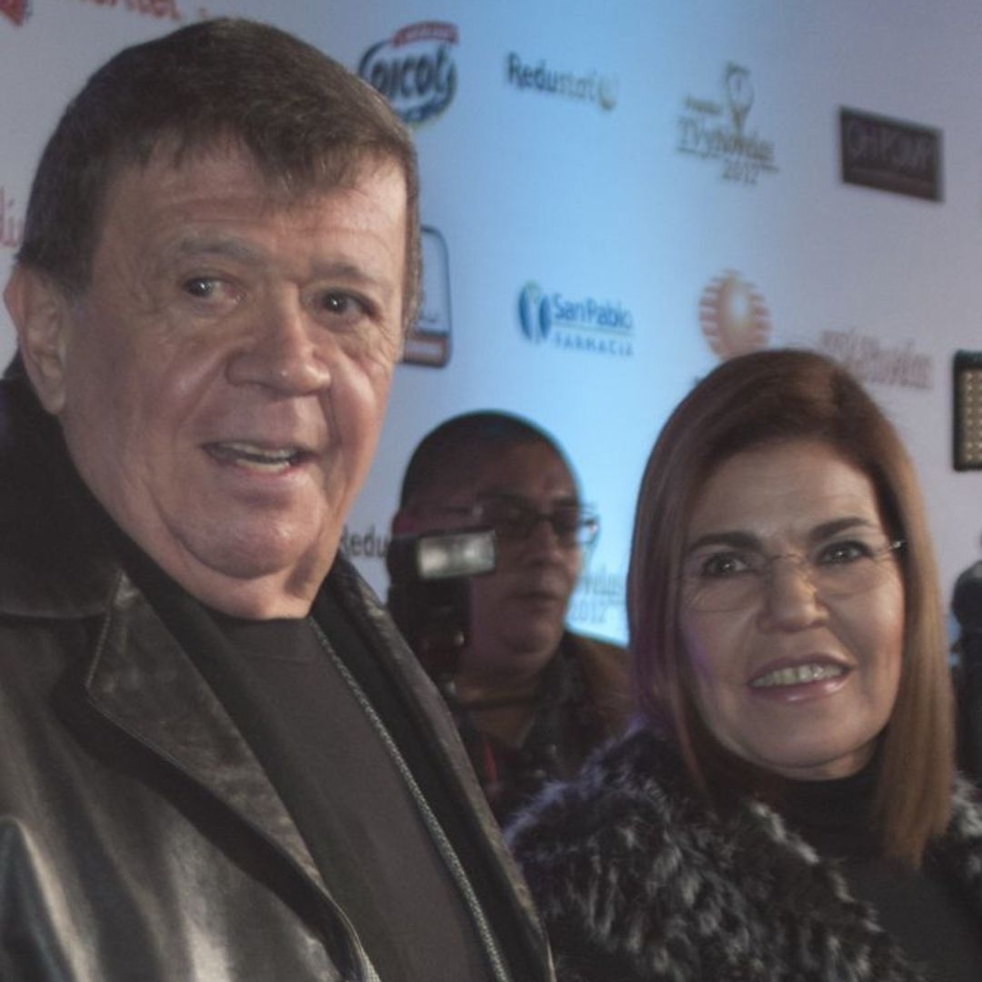 Xavier López "Chabelo y su esposa, Teresita Miranda.
