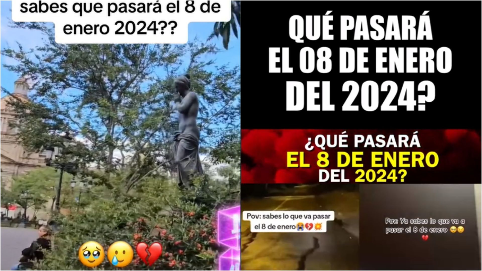 Qué Pasa el 8 de enero 2024 según Tiktok; Explicación