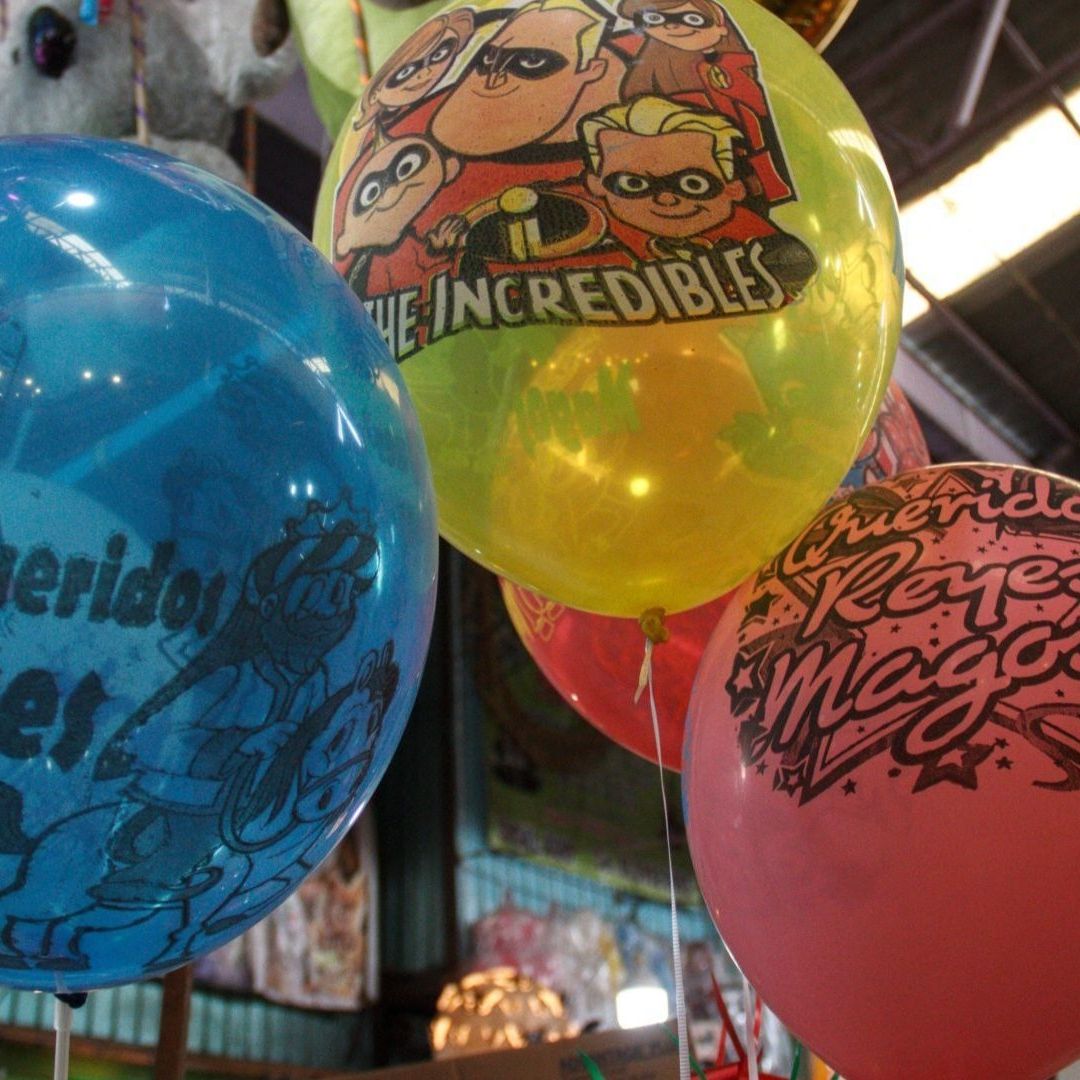 Venta de globos de helio