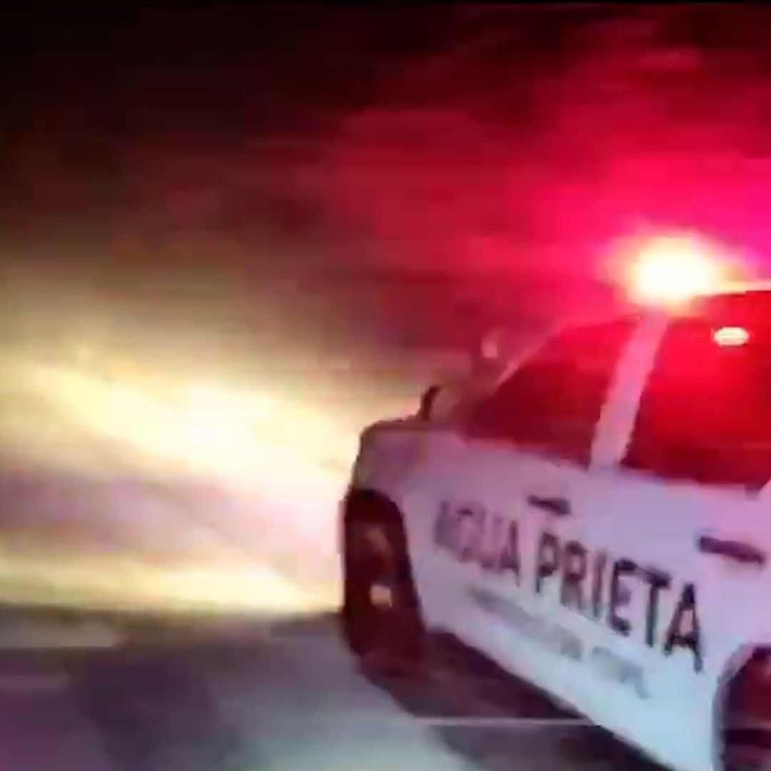 Por Nevada en Sonora Cierran Puerto San Luis en la Carretera Agua Prieta-Janos