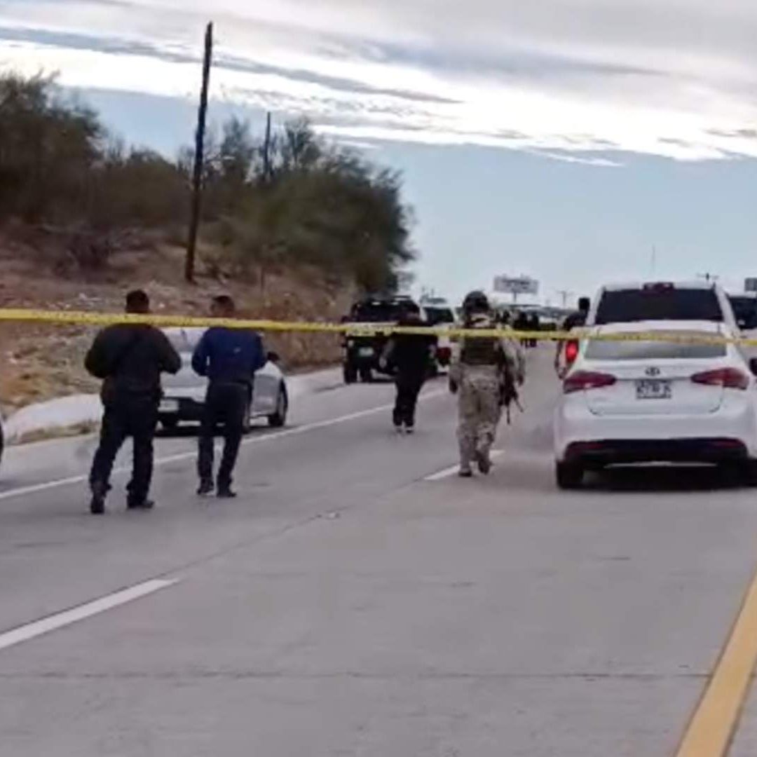 Balacera en la Carretera Hermosillo-Guaymas Deja 2 Muertos y Tres Detenidos