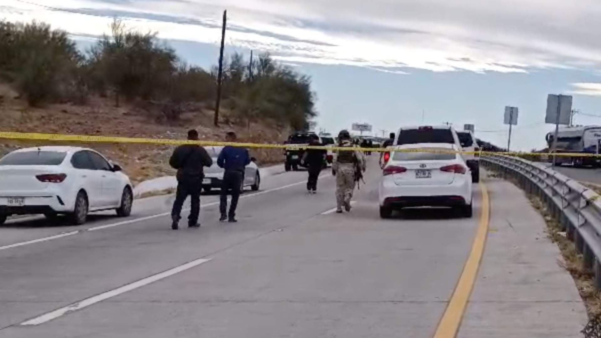 Balacera en la Carretera Hermosillo-Guaymas Deja 2 Muertos y Tres Detenidos