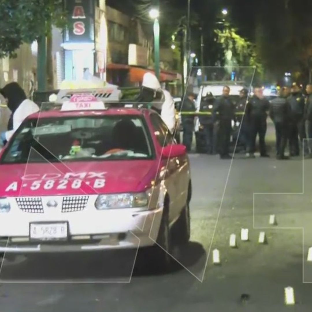 Ataque contra taxista en calzada Legaria, CDMX