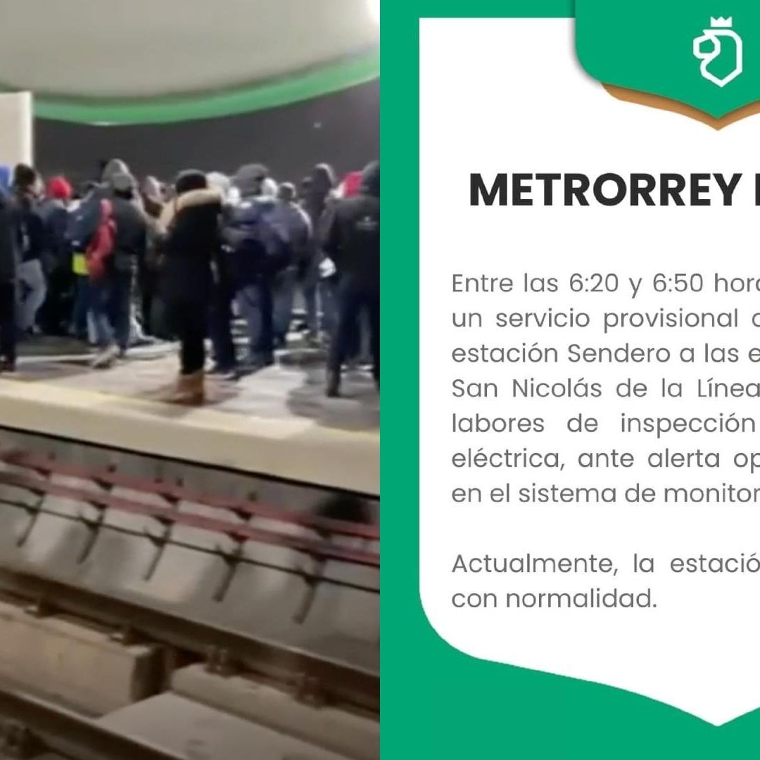 Algunos en la estación Tapia se brincaron entre las vías para buscar otro transporte.