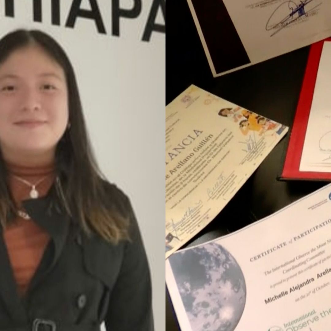 La joven asegura haber elegido estudiar la carrera de medicina ya que le gusta ayudar a las personas, además de que sus padres también son médicos.
