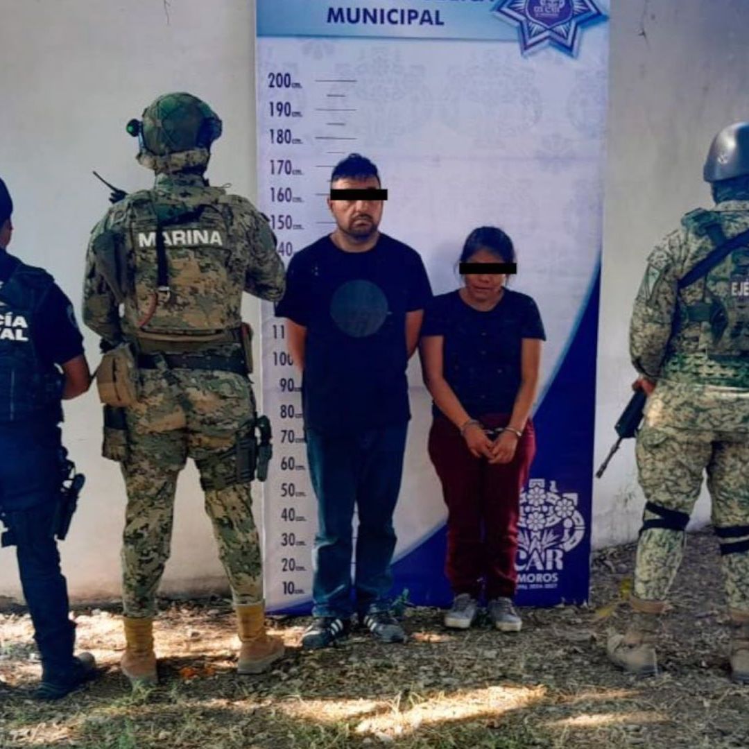 Isaías e Isela fueron detenidos como presuntos responsables del secuestro de un joven en Guerrero.