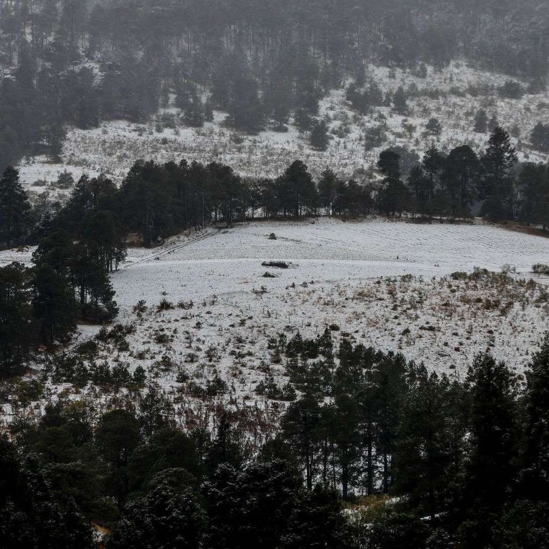 La nieve ya es un paisaje habitual a causa de la segunda tormenta invernal en México.