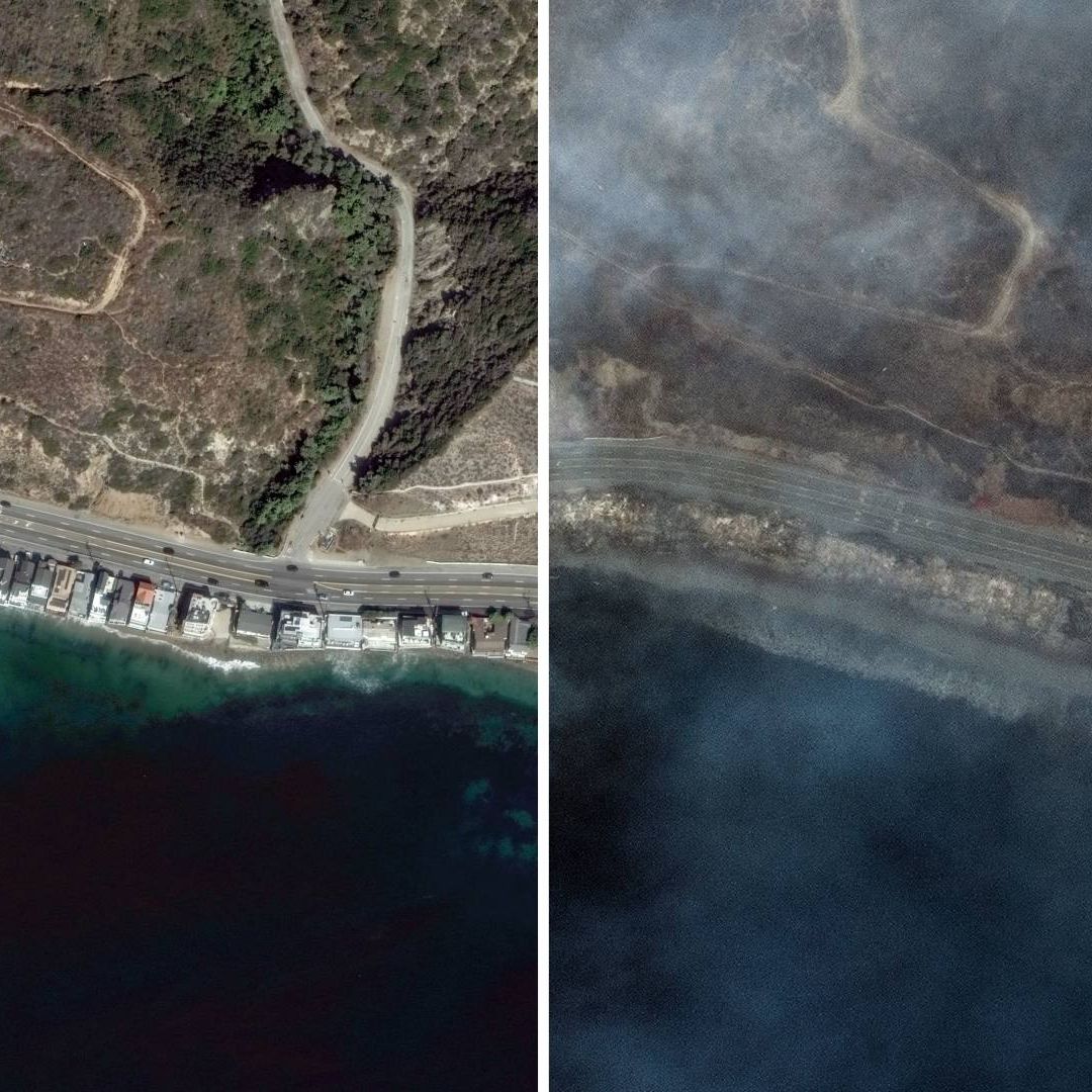 Incendios: así se veía California antes y después de emergencia