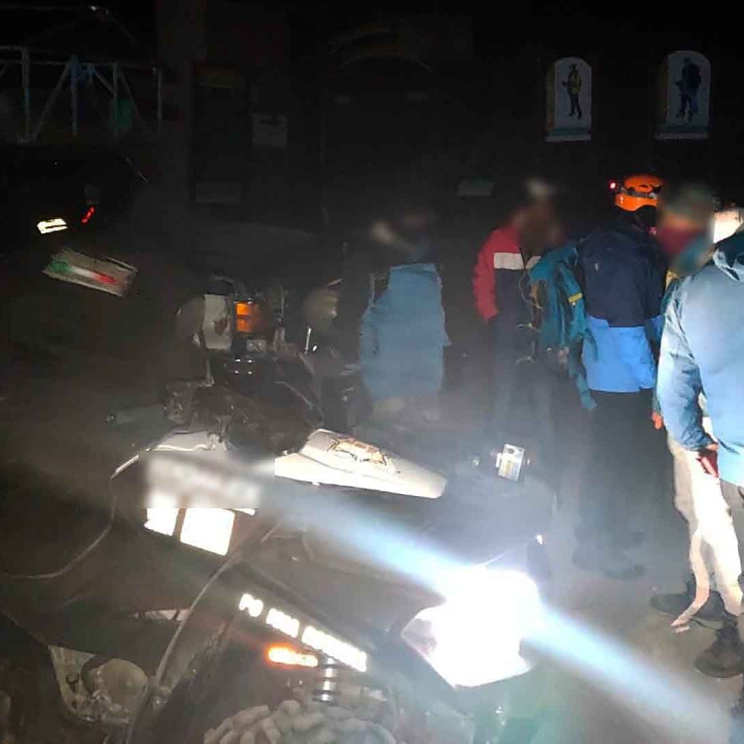 Fueron localizados a la altura del camino al volcán y la carretera la Puerta – Sultepec.